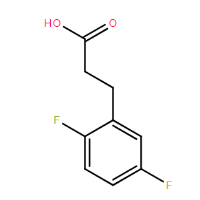 3-(2,5-二氟苯基)丙酸CAS号130408-15-0；专业试剂/大量现货优势供应；科研产品
