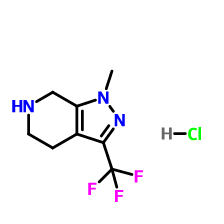 1-甲基-3-(三氟甲基)-4,5,6,7-四氢-1H-吡唑[3,4-C]吡啶盐酸盐CAS号：733757-93-2现货