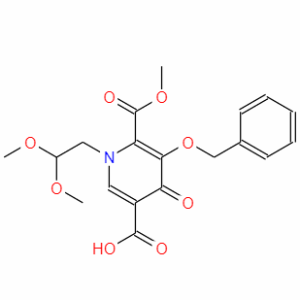 5-(苄氧基)-1-(2,2-二甲氧基乙基)-6-(甲氧基羰基)-4-氧代-1,4-二氢吡啶-3-羧酸