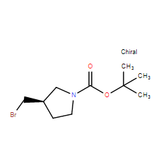 (3R)-3-溴甲基-1-吡咯烷甲酸叔丁酯 CAS：1067230-65-2 现货供应 高校研究所 先发后付