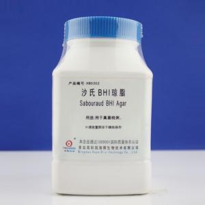 沙氏BHI琼脂	Sabouraud BHI Agar   HB0302   250g